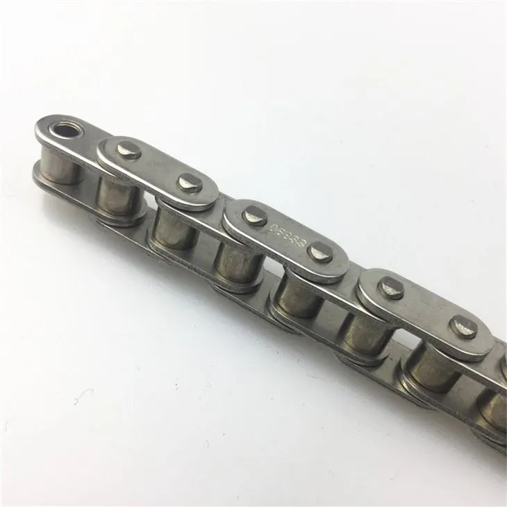 Stainless Steel Short Pitch Roller Chain With Straight Plate