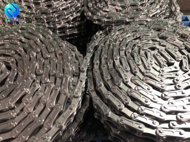 Lanț cu role standard cu pas dublu din oțel inoxidabil